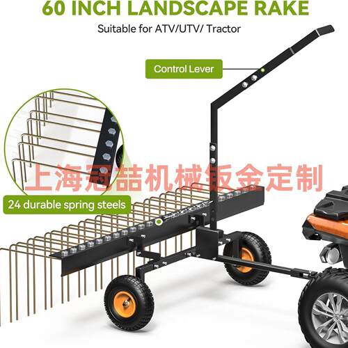 除草除树叶收集树枝平整土地平地耙子oem跨境供应清楚马粪牛粪