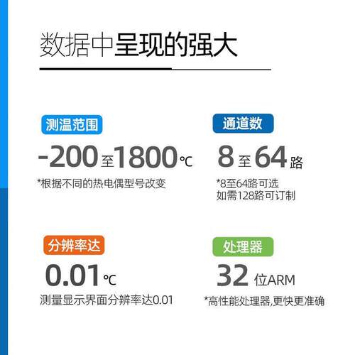 ZCtek中策多路温度测试巡检仪ZC3000-24 ZC3000-64数据采集记录仪
