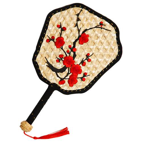 手工编织麦秸扇子老式大蒲扇夏天便携手摇儿童小宝宝芭蕉宫扇团扇