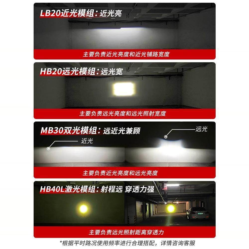 超视界通用模组8/10/12矩阵套餐透镜汽车大灯改装LED激光车灯升级