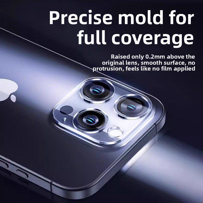 康宁玻璃适用于苹果16镜头胶片Iphone16Promax镜头保护膜15Promax手机14Pro后置摄像头13贴纸12钢化Pro全覆盖