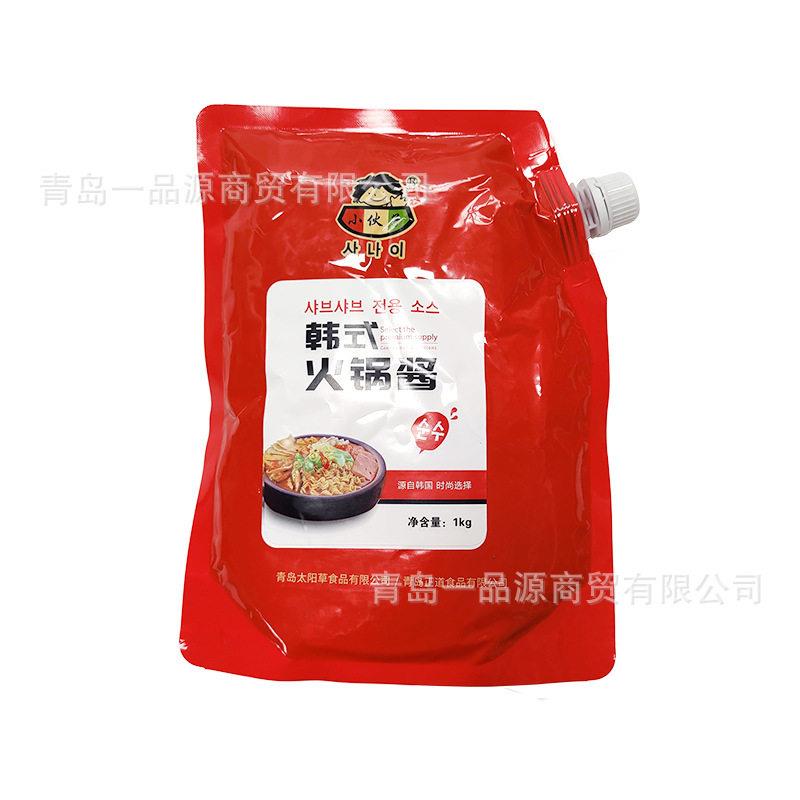 包邮小伙子火锅专用酱1kg 韩式年糕火锅底料鱼饼串泡菜锅关东煮
