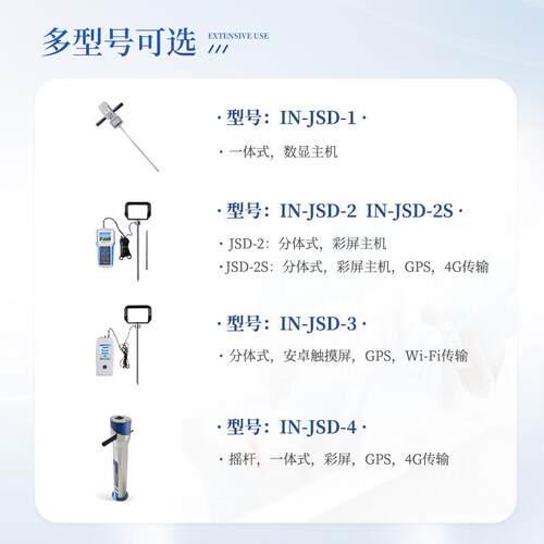 土壤紧实度测定仪数显土质检测分析农业林业果园泥土坚实度硬度计