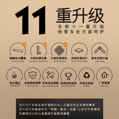 九号MzMIX短款脚垫电动车改装配件专用加厚脚踏板垫九号mzmix脚垫