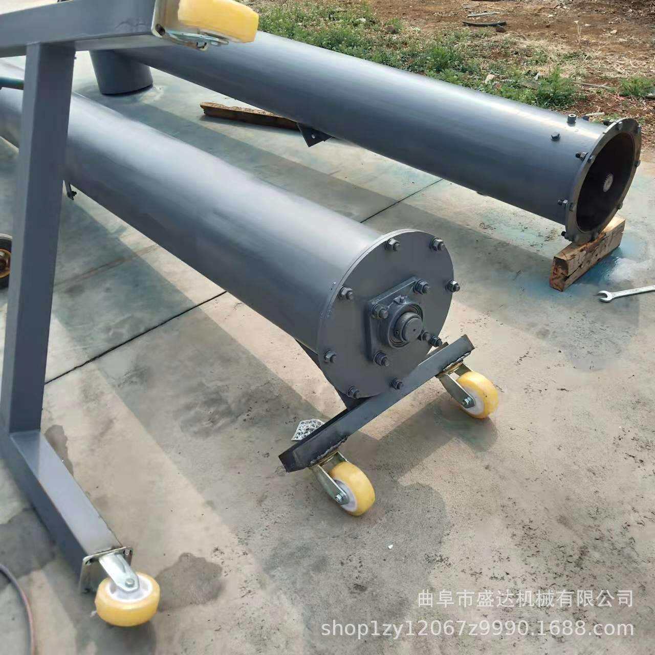 水泥粉末颗粒上料机搅龙螺旋输送机大米小麦螺旋提升机