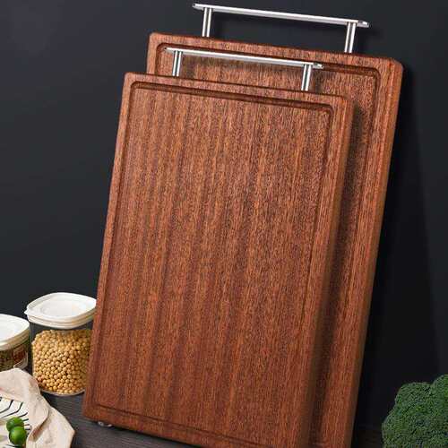 【折扣价】包邮乌檀木菜板实木案板家用整木厨房双面切菜板宿舍厚