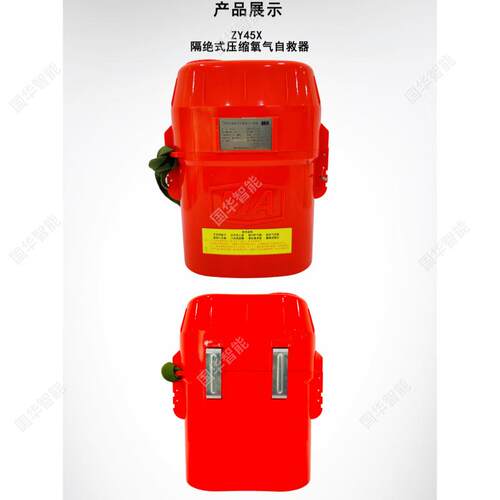 现货压出售面罩式压缩氧自救器 Z4Y5GH05缩X隔绝式氧气自救器