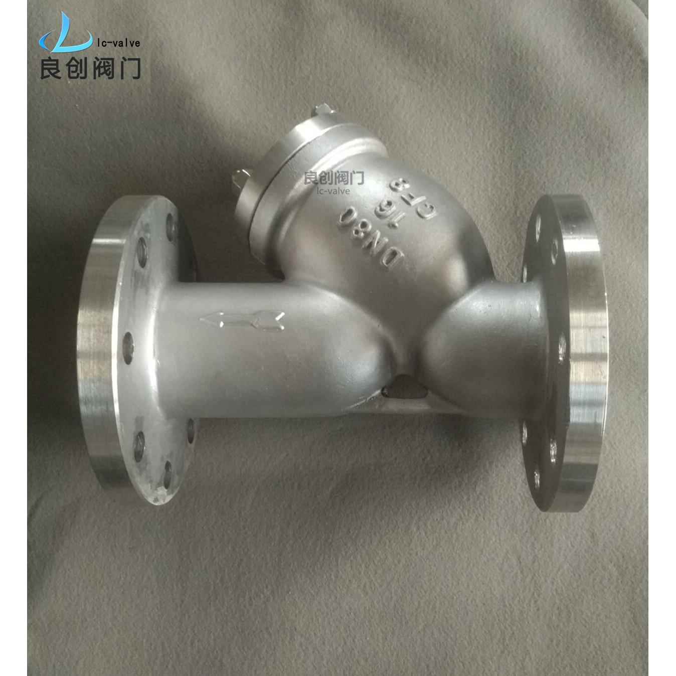 过滤器不锈钢过滤器法兰Y型过滤器GL41W-16DN50过滤器