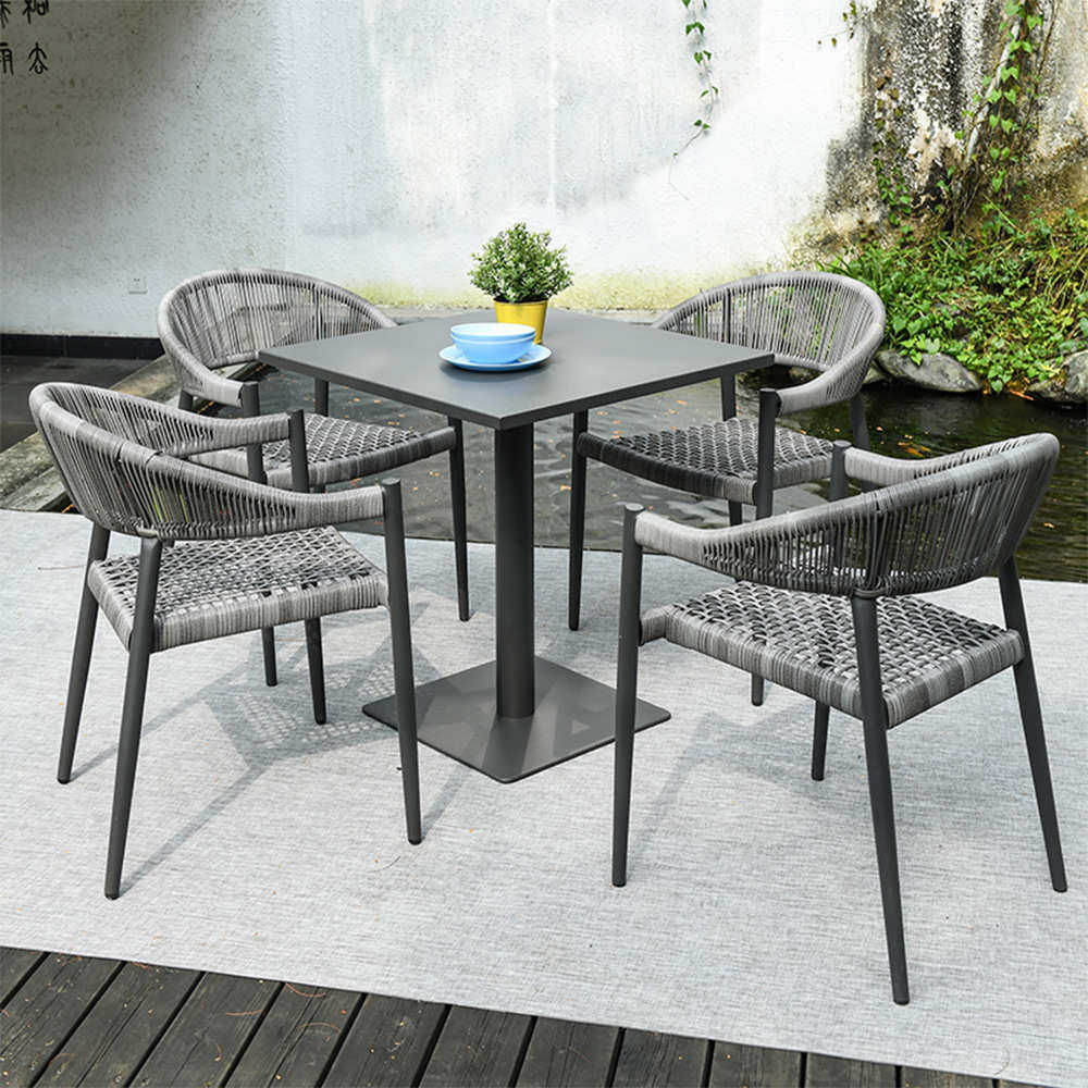 户外桌椅庭院阳台酒店室外花园家具阳光房露台休闲椅子咖啡厅藤椅