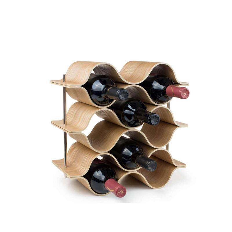 创意实木红酒架置物架摆件酒瓶收纳架家用葡萄酒红酒展示酒托架子