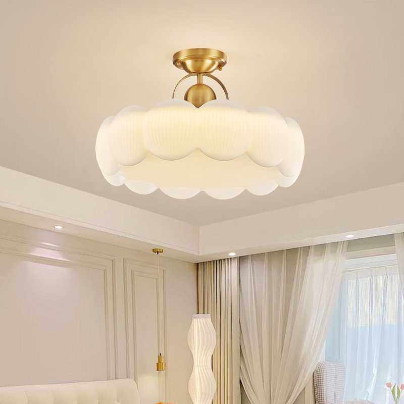 卧室吸顶灯奶油中古风现代简约房间书房民宿餐厅中式茶室灯具客厅,家装灯饰光源,智能吸顶灯,淘宝优惠券,粉丝福利购,淘宝优惠卷