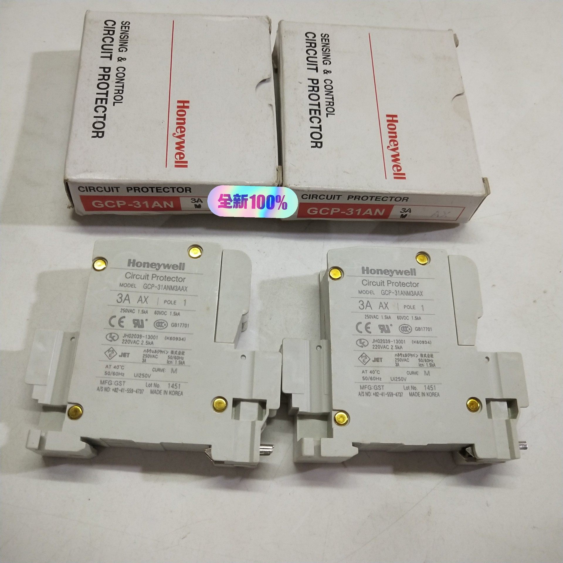 HoneyweII霍尼韦尔GCP-31AN 断路器GCP-3