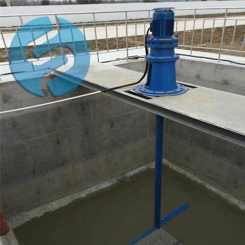 立式搅拌器PAC原液池搅拌器JBJ-900折叶桨式搅拌器