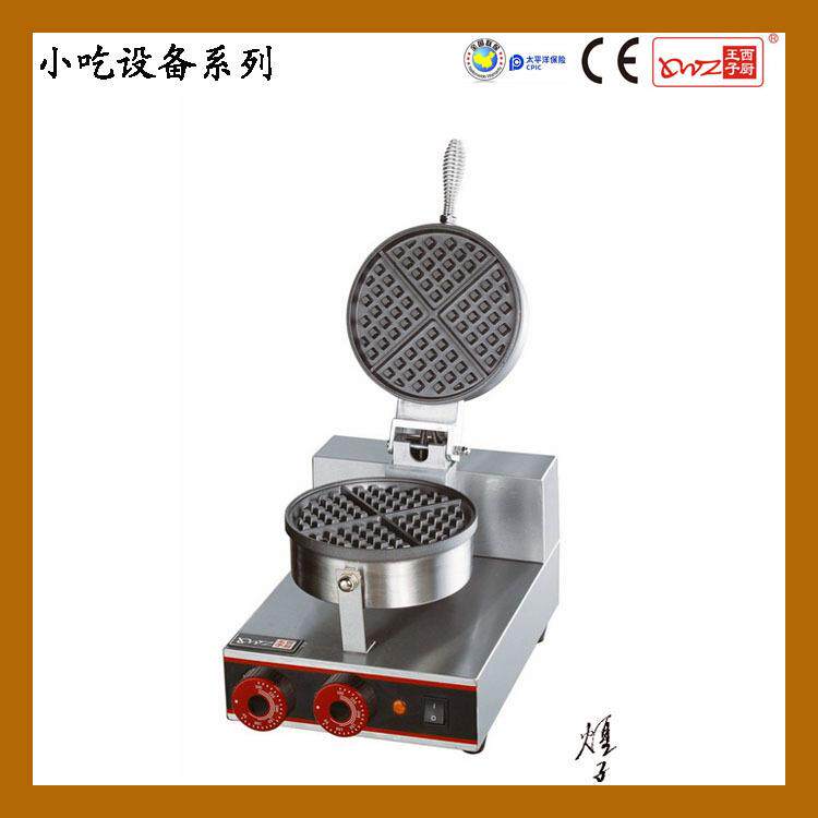 西厨王子松饼机单头双头华夫炉格仔饼机华夫饼机烘焙商用设备