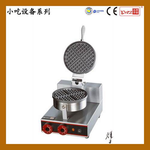 松饼机单头双头华夫炉格仔饼机华夫饼机烘焙商用设备
