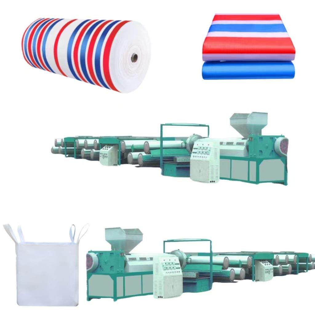 厂家生产pppe扁丝拉丝机立式塑料自动拉丝机