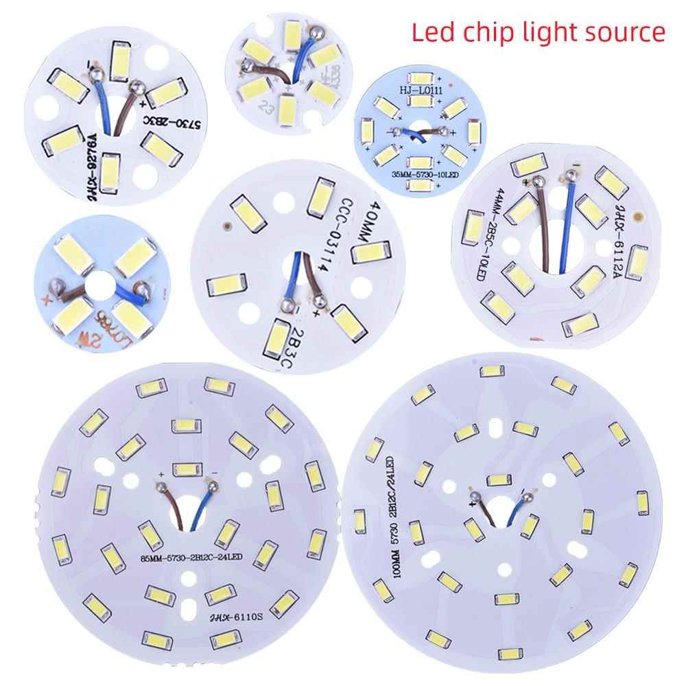 Led灯芯圆5730贴片灯珠高亮度吸顶灯水晶灯筒灯改装光源灯面板灯