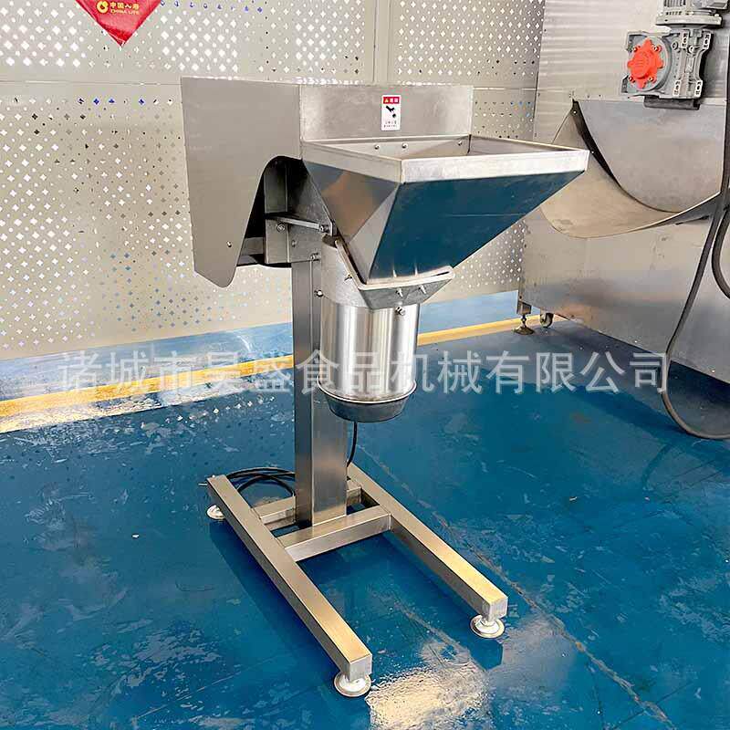 现货供应萝卜打碎机小黄姜雪梨连续式打碎机器蒜米切割打碎设备
