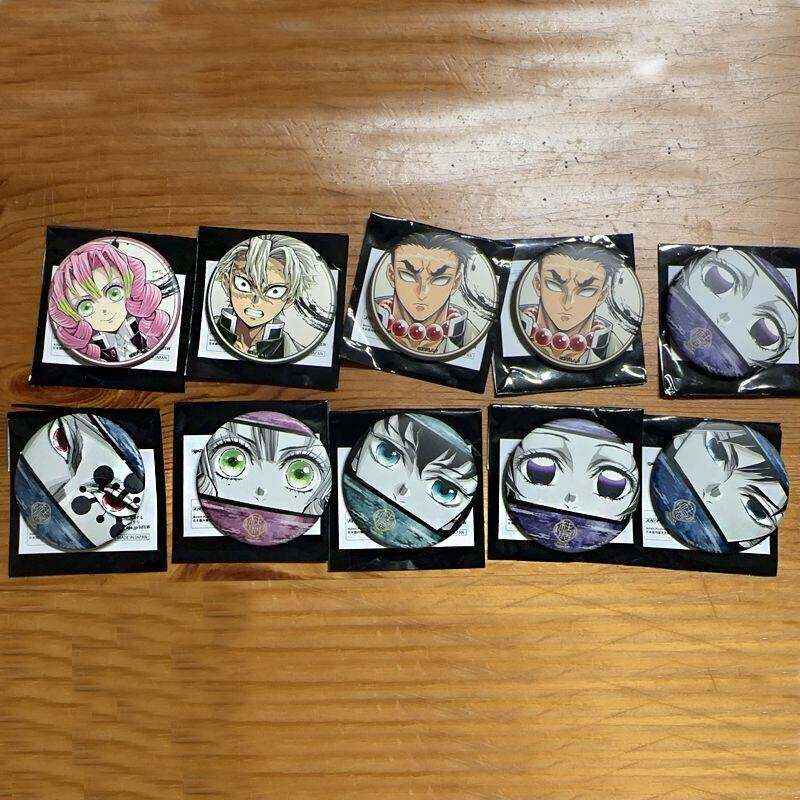 【柱展】鬼灭之刃蝴蝶忍虫柱柱展吧唧稀有柄视觉眼睛特写徽章