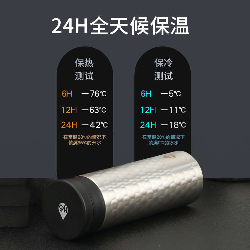 HY3防雾保温杯2024年新品泡茶杯男士保温壶车载办公室茶水分离杯