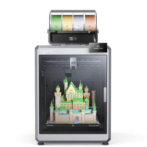 创想三维新品600mm/s速智能多色3D打印机批量生产K2plus combo