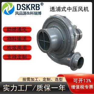 煤矿通风换气防爆中压风机 粉尘气体双防爆中压鼓风机 蜗牛式风机