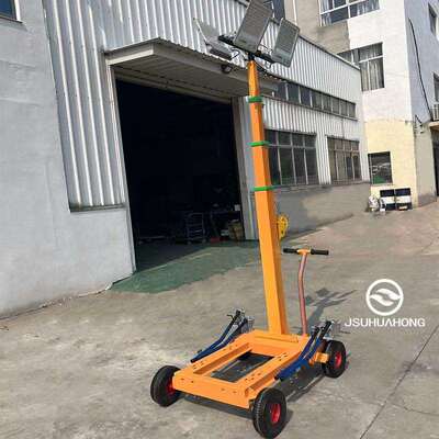 5m移动泛光灯车夜间户外工地施工照明设备手摇升降light tower