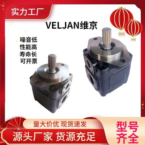 VELJAN维京高压双联电动泵VT6DM-014-1R00-B1液压油泵/叶片泵