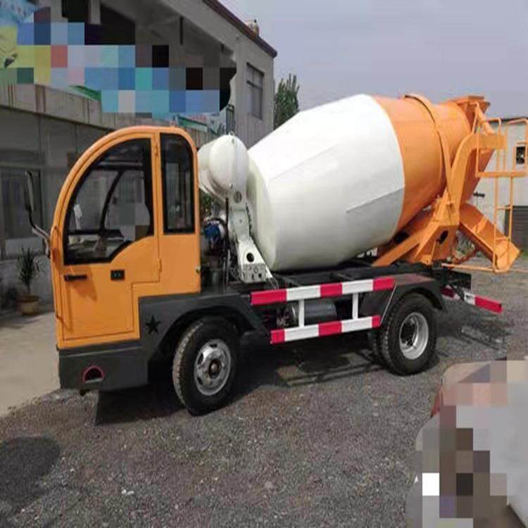 梨型混凝土搅拌车 自卸小型搅拌运输车 畅通达机械4方水泥罐车