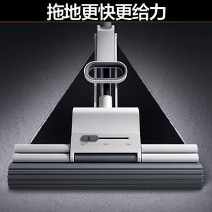 大卫胶棉拖把38cm海绵头杆132cm2头M12巨无霸滚轮式 M1204 大号DJ