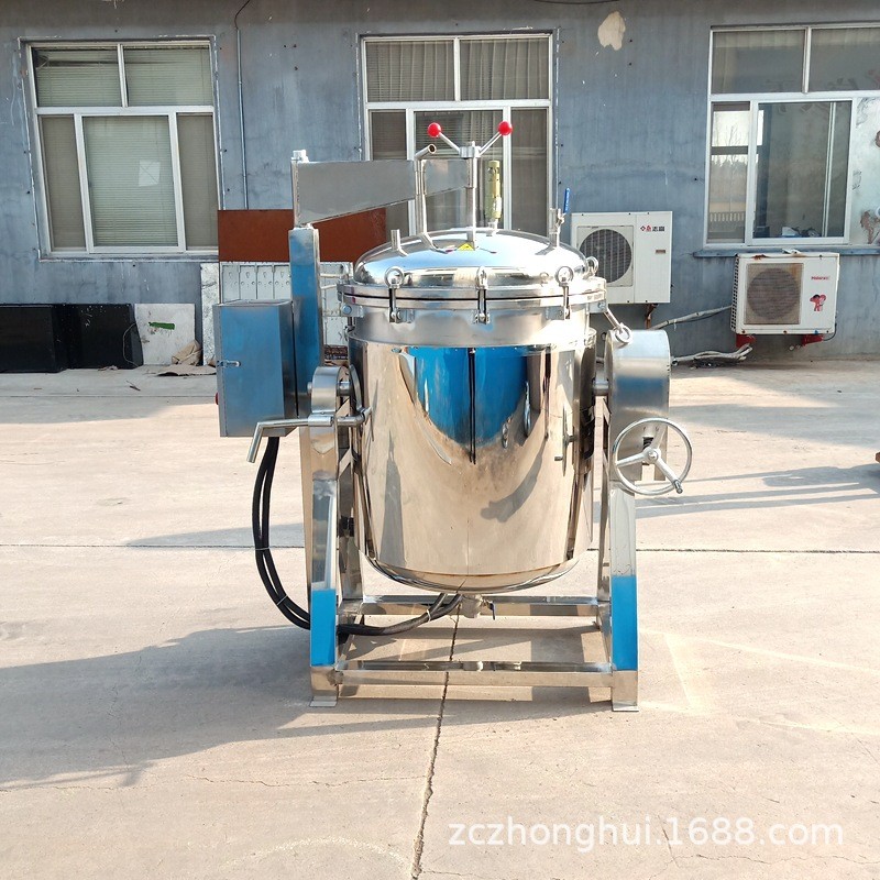 高压咸鸭蛋蒸煮锅商用黏玉米煮粽子锅猪骨汤高温压力锅全自动