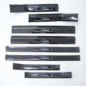 后护板 新帕萨特改装 门槛踏板 碳纤维迎宾踏板 内门槛条 专用