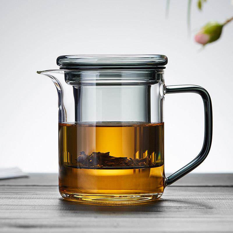 玻璃茶壶耐高温茶水分离过滤泡茶壶小号单壶家用双人红茶茶具套组