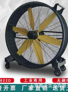 雷豹风扇工业移动电扇EF4822D车间仓库工厂用落地扇手推可移动