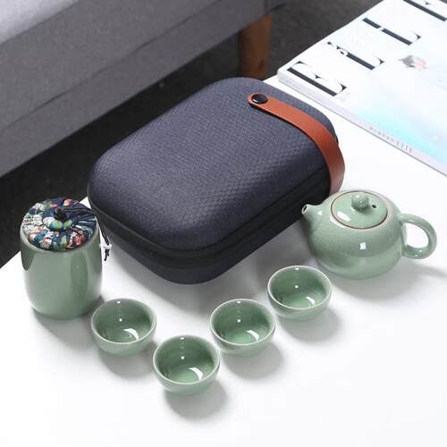 旅行茶具套装便携备户外包车载办公室汝窑露营功夫泡茶壶茶杯