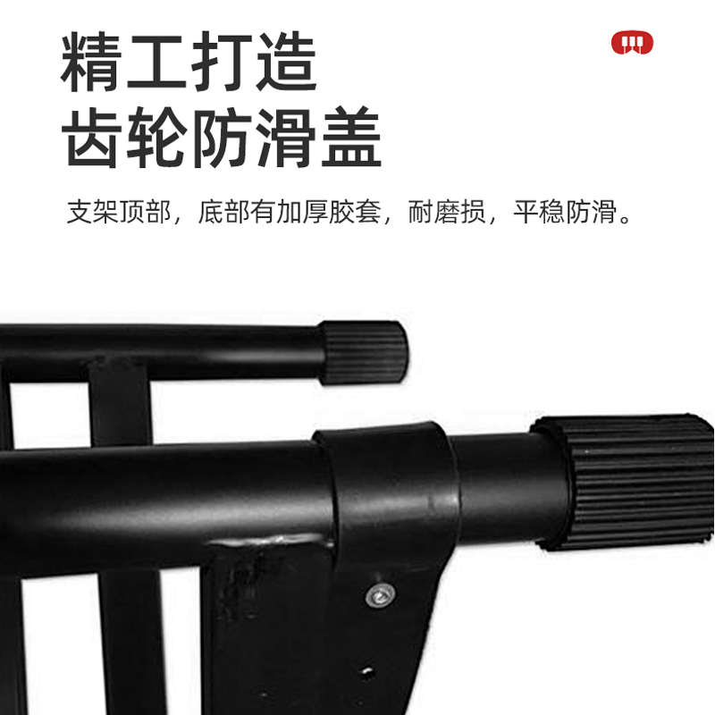 双管X型架子 电钢琴架通用支架 双层加粗66键88键加高琴架