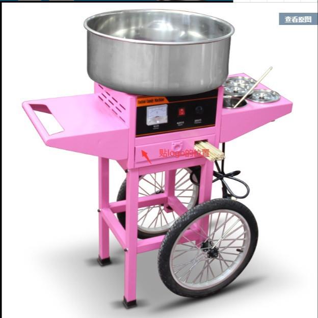 棉糖机商用全自动电彩色花式拉丝小型动棉花糖花制作285机器