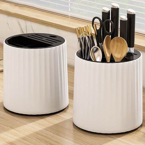 Rotatable Knife Holder Kitchen Organizer Chopstick Storage C