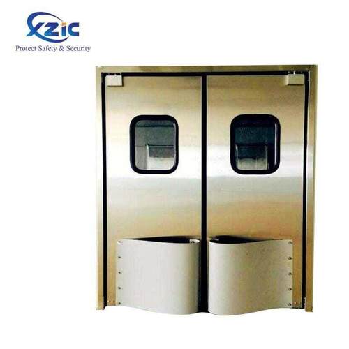 不KYN锈钢防撞门双扇自动回门 食品车间向门开厨房超位市双复双位