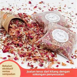 contti 天然五彩纸屑玫瑰干花瓣真花瓣 婚礼派对装饰用品