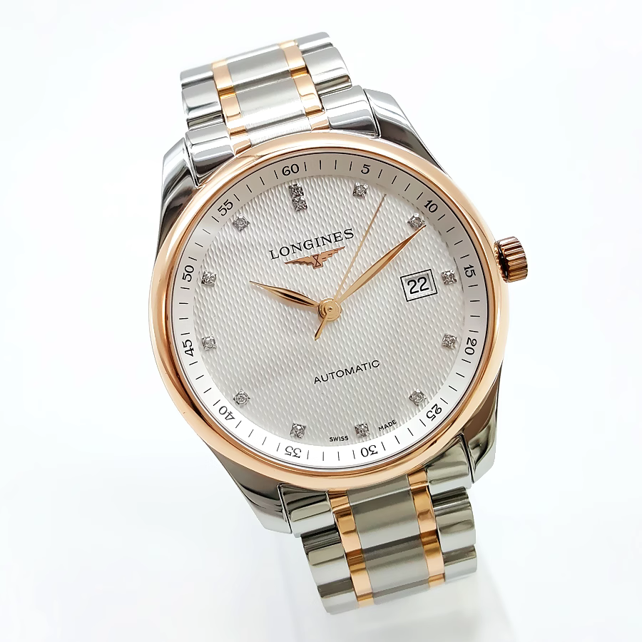 新款【9.8新】浪琴名匠系列钢18K金自动机械表男表L2.893.5.77.7