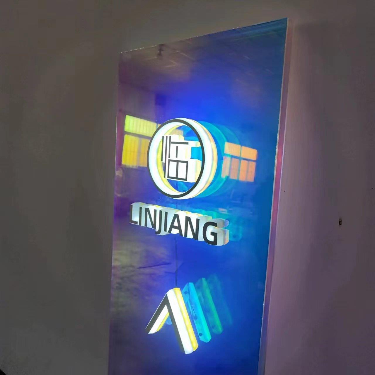 亚克力炫彩板发光广告牌 有机玻璃彩色板透明板加工厂家