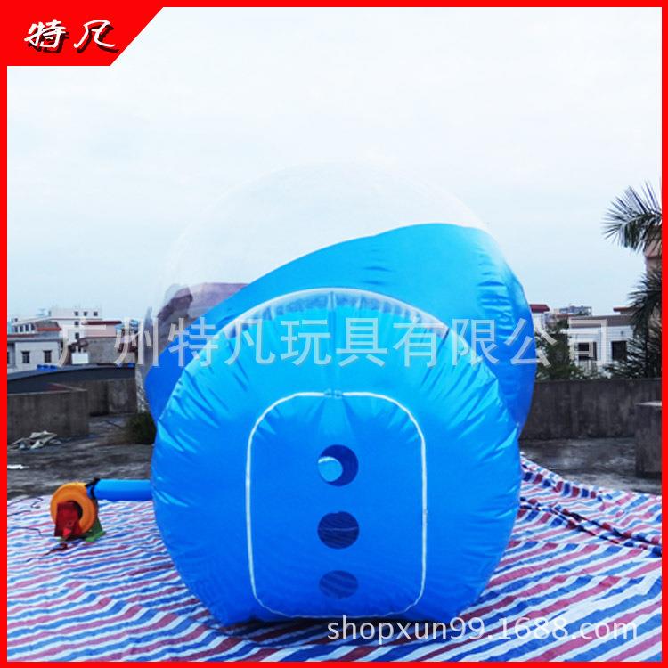 充气帐篷透明彩色泡泡屋充气帐篷房子户外休闲帐篷室外全景房子