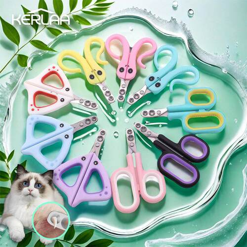 跨境新款宠物指甲剪犬猫通用 猫咪防伤血线圆孔指甲剪猫指甲鉗