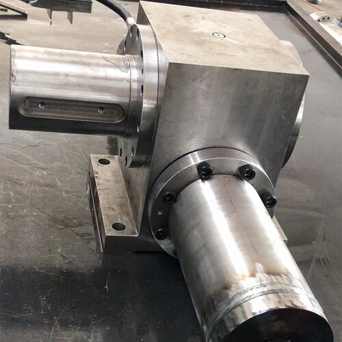 齿轮箱体轴安装UBJZD140–180度H齿条扭动液压缸