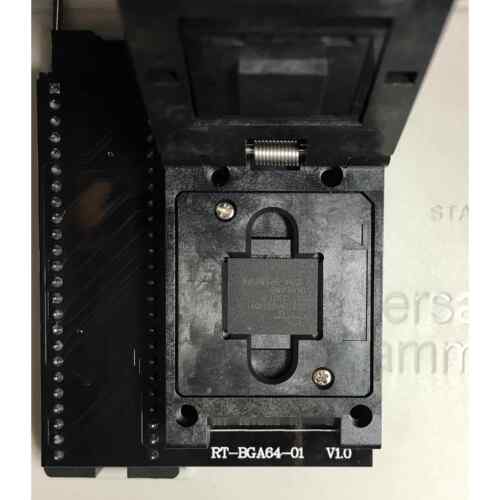 爱修RT809HSE弹跳座RT-BGA64-01烧录座送4种限位框两种底板