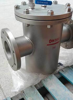 华豫生产供应DN100篮式过滤器碳钢材质