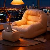 懒人沙发发榻榻米单人卧客厅阳台小户无品牌 室 型窝窝休闲红冬季