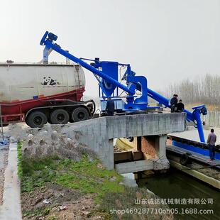 浙江库房水泥粉装车机移动式绞龙装灰机散灰卸船机