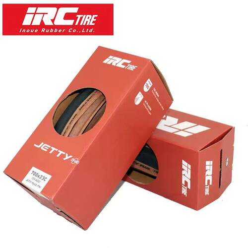 日本 IRC JETTY PLUS公路车外胎700x23/25/28C自行车折叠黄边轮胎